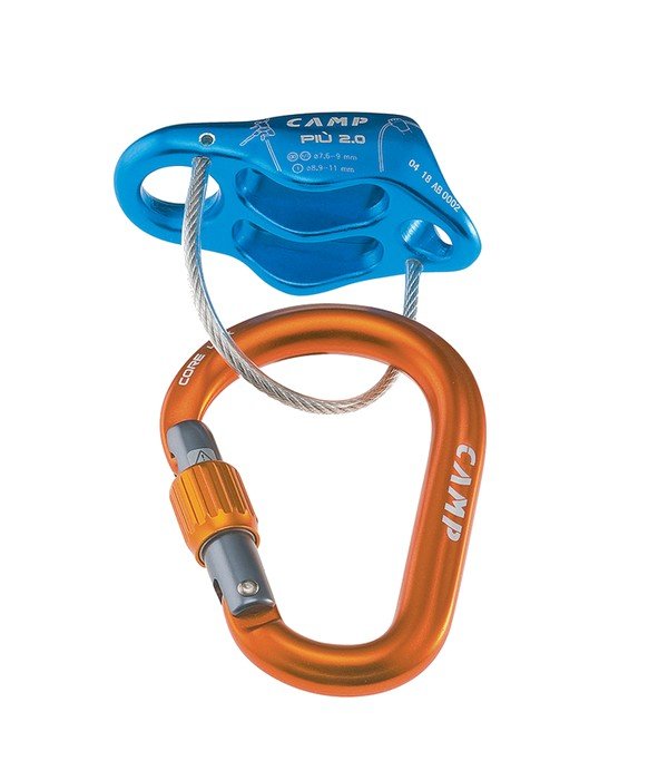 Camp jistítko+karabina Piu 2.0 Belay Kit, modrá (light blue)